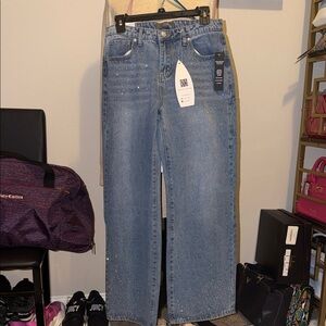 Classic Blue Straight Leg Jeans